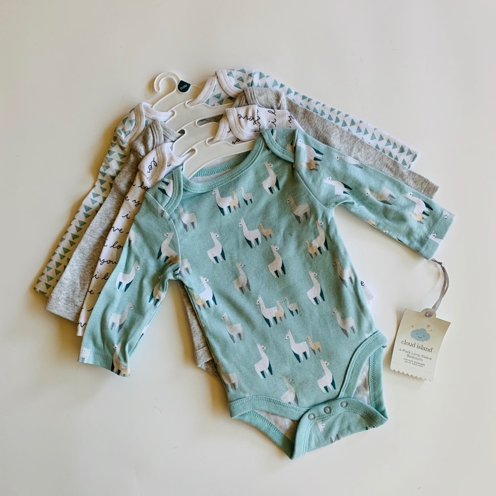 Set of four onesies